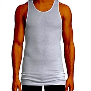 Stafford white ribbed Athletic undershirts